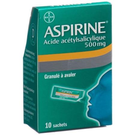 Aspirin Gran 500 mg Btl 10 pcs - PrimeCare Global