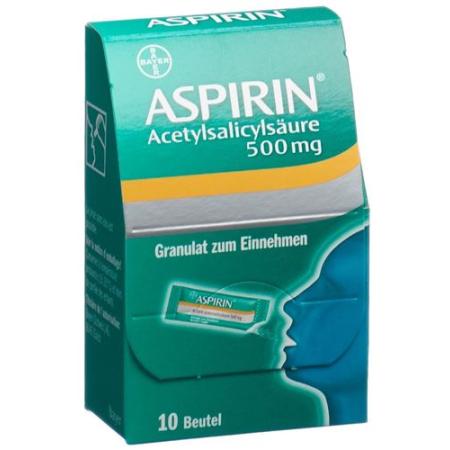 Aspirin Gran 500 mg Btl 10 pcs - PrimeCare Global