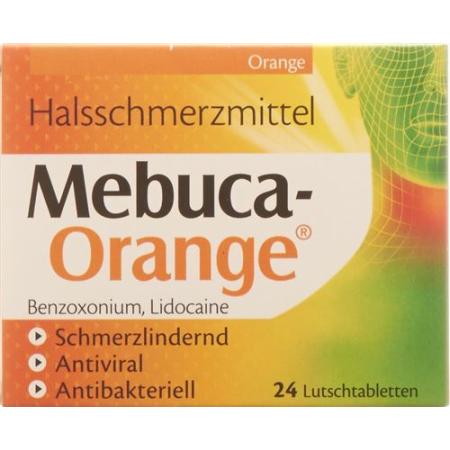 Mebuca Orange Lozenges 24 pcs - PrimeCare Global