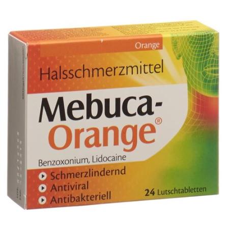 Mebuca Orange Lozenges 24 pcs - PrimeCare Global