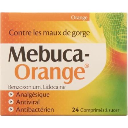 Mebuca Orange Lozenges 24 pcs - PrimeCare Global