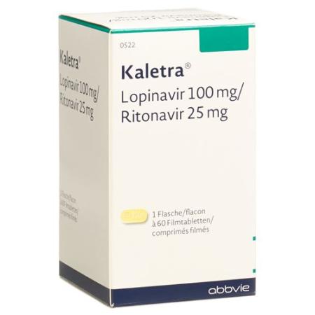 Kaletra Filmtablet 100mg/25mg Bottle 60 pcs - PrimeCare Global