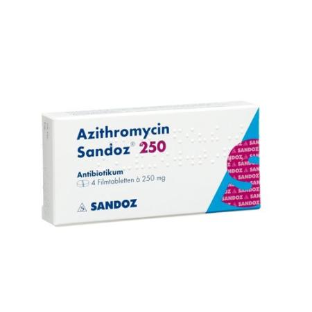 Azithromycin Sandoz film tablets 250 mg 6 pcs - PrimeCare Global