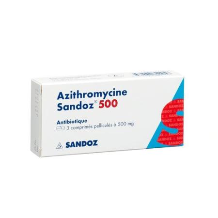 Azithromycin Sandoz film tablets 500 mg 3 pcs - PrimeCare Global