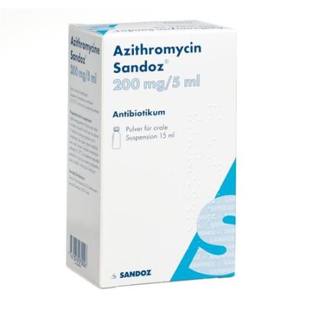 Azithromycin Sandoz Plv 200 mg/5ml for making a suspension - PrimeCare Global