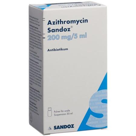 Azithromycin Sandoz Plv 200 mg/5ml for making a suspension - PrimeCare Global