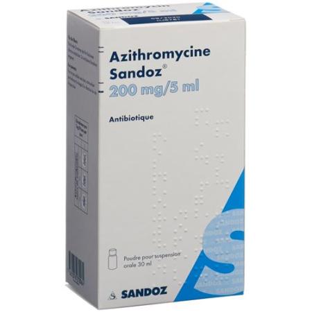 Azithromycin Sandoz Plv 200 mg/5ml for making a suspension - PrimeCare Global