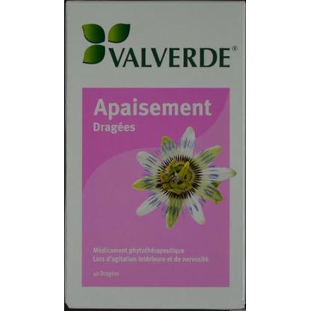 Valverde Calming Drag&eacute;es 40 pcs - PrimeCare Global