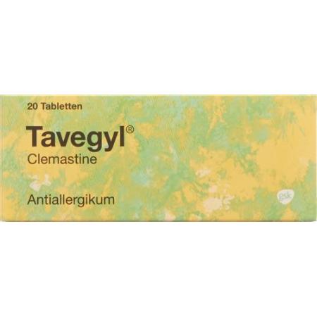 Tavegyl 1 mg 20 tablets - PrimeCare Global