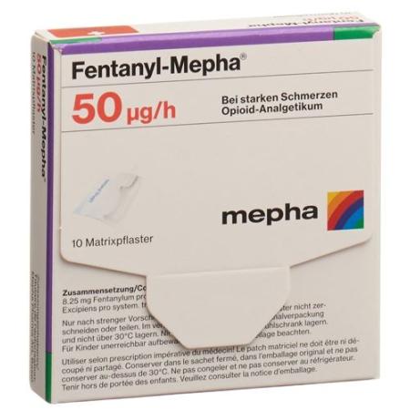 Fentanyl-Mepha Matrixpfl 50 mcg/h 5 pcs - PrimeCare Global