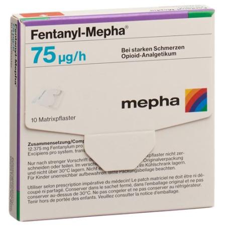 Fentanyl-Mepha Matrixpfl 75 mcg/h 5 pcs - PrimeCare Global