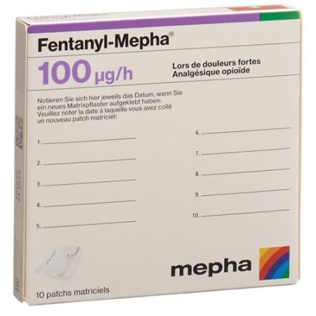 Fentanyl-Mepha Matrixpfl 100 mcg/h 5 pcs - PrimeCare Global