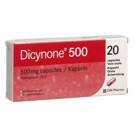 Dicynone caps 500 mg 20 pcs - PrimeCare Global