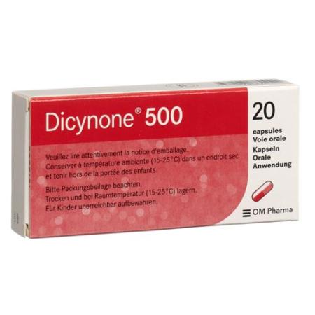 Dicynone caps 500 mg 20 pcs - PrimeCare Global
