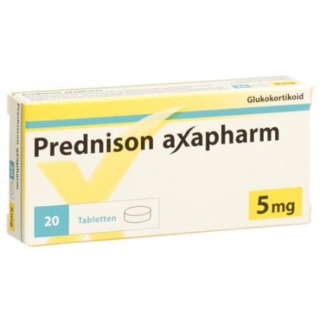 Prednisone Axapharm Tabl 5 mg 20 pcs - PrimeCare Global