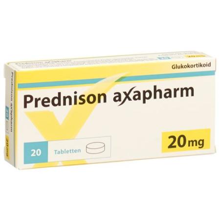 Prednisone Axapharm Tabl 20 mg 20 pcs - PrimeCare Global
