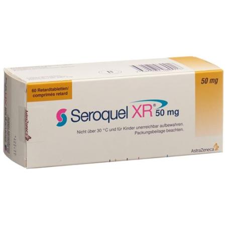 Seroquel XR Ret Tabl 50 mg 60 pcs - PrimeCare Global
