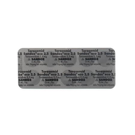 Torasemide Sandoz eco Tabl 2.5 mg 100 pcs - PrimeCare Global