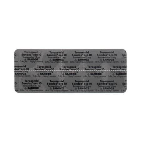 Torasemide Sandoz eco Tabl 10 mg 20 pcs - PrimeCare Global