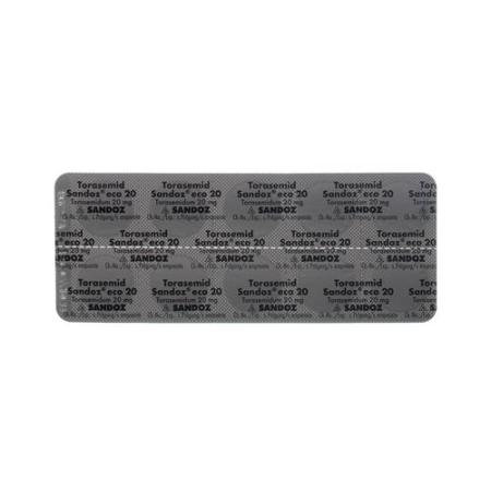 Torasemide Sandoz eco Tabl 20 mg 100 pcs - PrimeCare Global