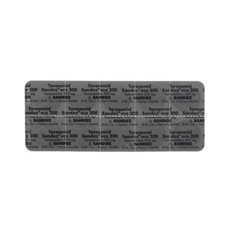 Torasemide Sandoz eco Tabl 200 mg 20 pcs - PrimeCare Global