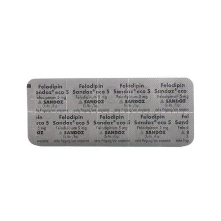 Felodipine Sandoz eco Ret Tabl 5 mg 20 pcs - PrimeCare Global