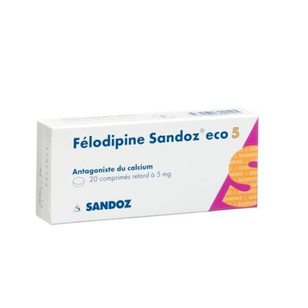 Felodipine Sandoz eco Ret Tabl 5 mg 100 pcs - PrimeCare Global