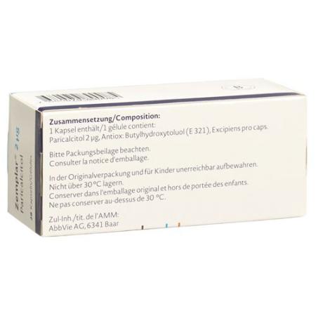 Zemplar Kaps 2 mcg 28 pcs - PrimeCare Global
