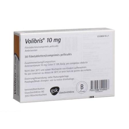 Volibris Filmtablet 10 mg 30 pcs - PrimeCare Global