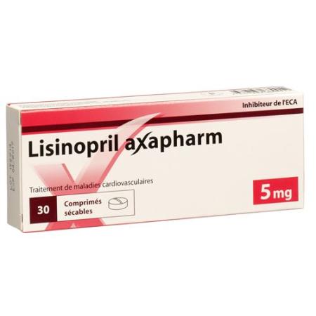 Lisinopril Axapharm Tabl 5 mg 30 pcs - PrimeCare Global