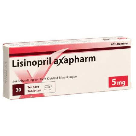 Lisinopril Axapharm Tabl 5 mg 30 pcs - PrimeCare Global