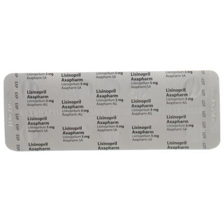 Lisinopril Axapharm Tabl 5 mg 100 pcs - PrimeCare Global