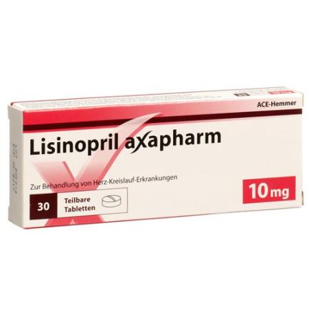 Lisinopril Axapharm 10 mg 30 pcs - PrimeCare Global