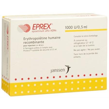 Eprex Inj L&ouml;s 1000 IU/0.5ml with security system (Protecs) 6 Fe - PrimeCare Global