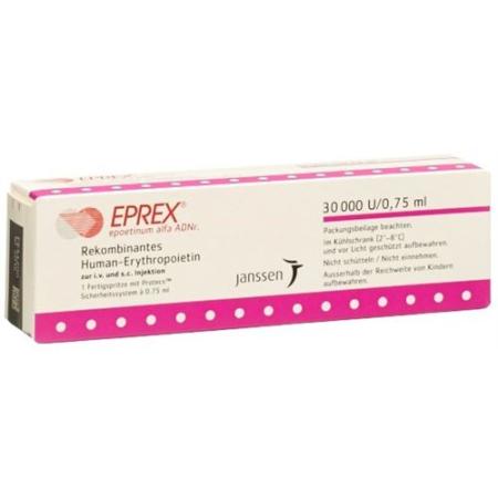 Eprex Inj L&ouml;s 30000 IU/0.75ml with safety system (Protecs) Fe - PrimeCare Global