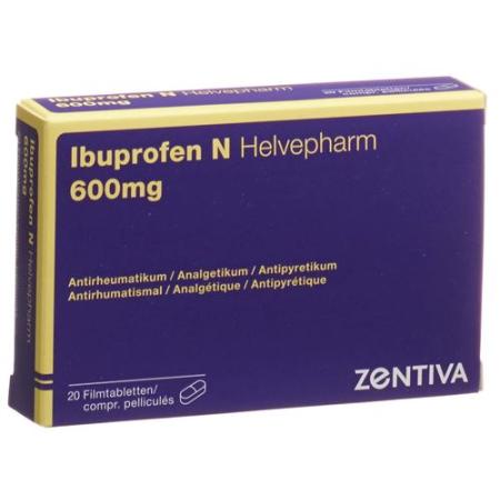 Ibuprofen N Helvepharm Filmtabl 600 mg 20 pcs - PrimeCare Global