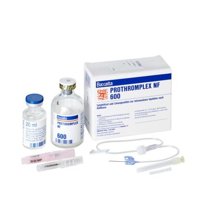 Prothromplex NF Dry Sub 600 IU with Solvent Penetrate 20 ml - PrimeCare Global