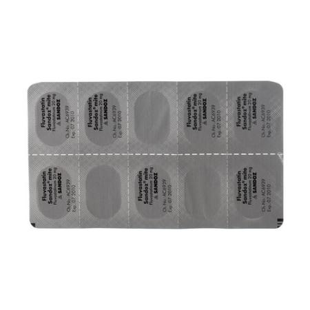 Fluvastatin Sandoz mite Kaps 20 mg 28 pcs - PrimeCare Global
