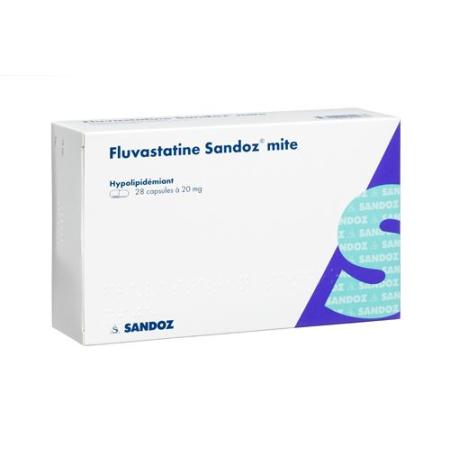 Fluvastatin Sandoz mite Kaps 20 mg 98 pcs - PrimeCare Global