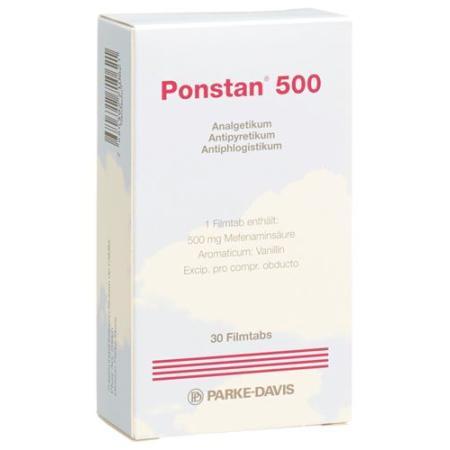 Ponstan Filmtabs 500 mg 30 pcs - PrimeCare Global