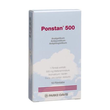 Ponstan Filmtabs 500 mg 10 pcs - PrimeCare Global