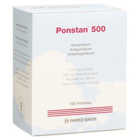Ponstan film tabs 500 mg 100 pcs - PrimeCare Global