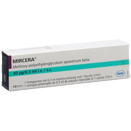 Mircera Inj L&ouml;s 30 mcg/0.3 ml Fertspr - PrimeCare Global