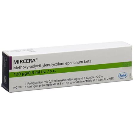 Mircera Inj L&ouml;s 120 mcg/0.3 ml Fertspr - PrimeCare Global