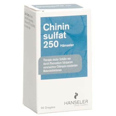 Quinine sulfate H&auml;nseler Drag 250 mg 56 pcs - PrimeCare Global