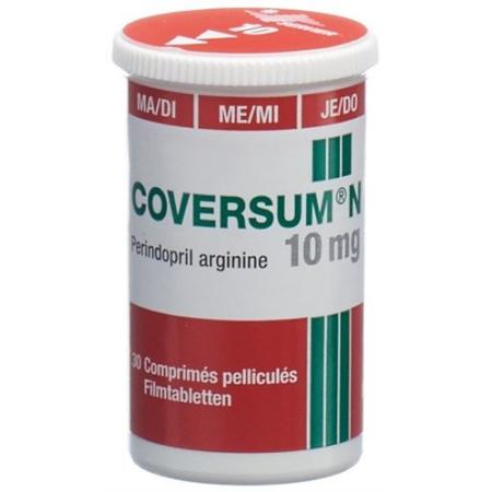 Coversum N film tabl 10 mg bottle 30 pcs - PrimeCare Global