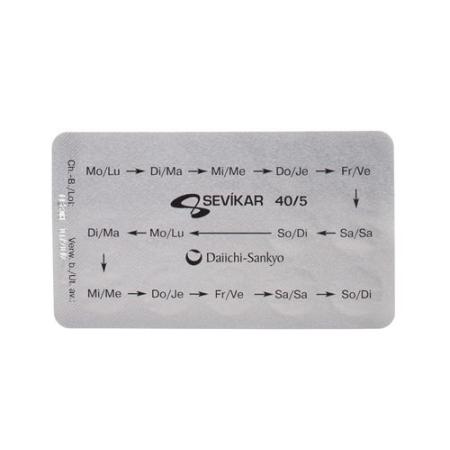 Sevikar Filmtablet 40/5mg 28 pcs - PrimeCare Global