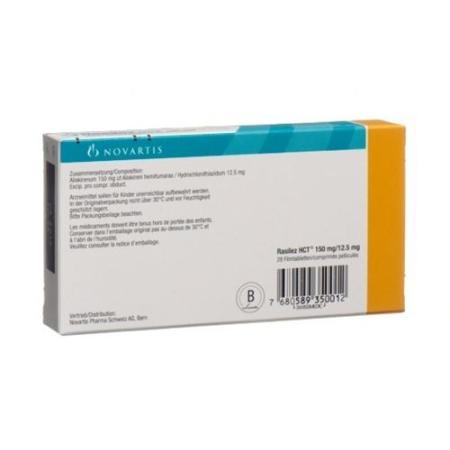 Rasilez HCT film tablets 150/12.5 mg 98 pcs - PrimeCare Global
