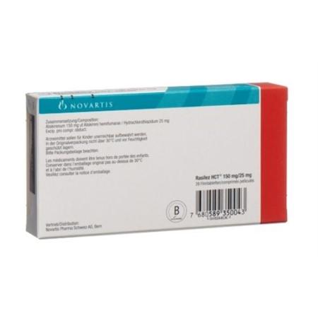 Rasilez HCT film tablets 150/25 mg 28 pcs - PrimeCare Global