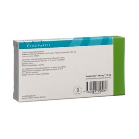 Rasilez HCT Filmtablet 300/12.5 mg 28 pcs - PrimeCare Global